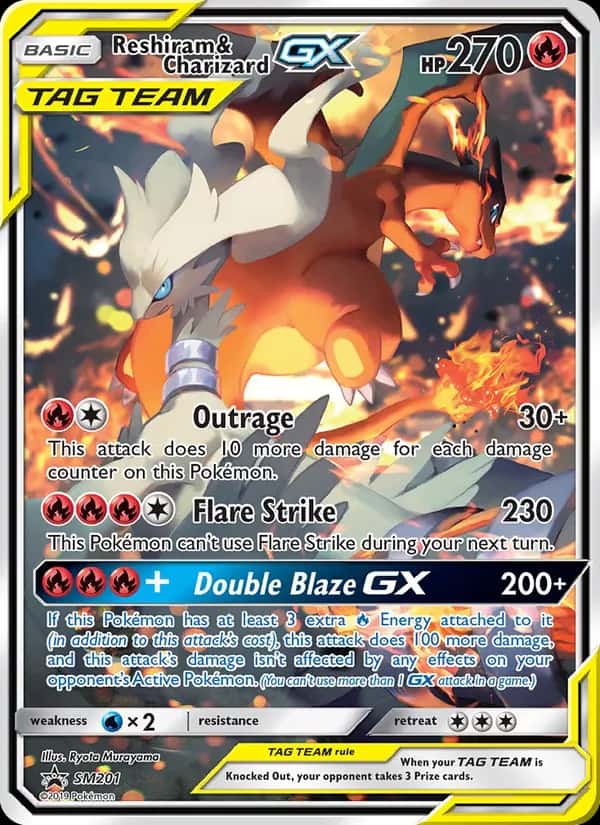 Reshiram & Charizard-GX, SM Black Star Promos