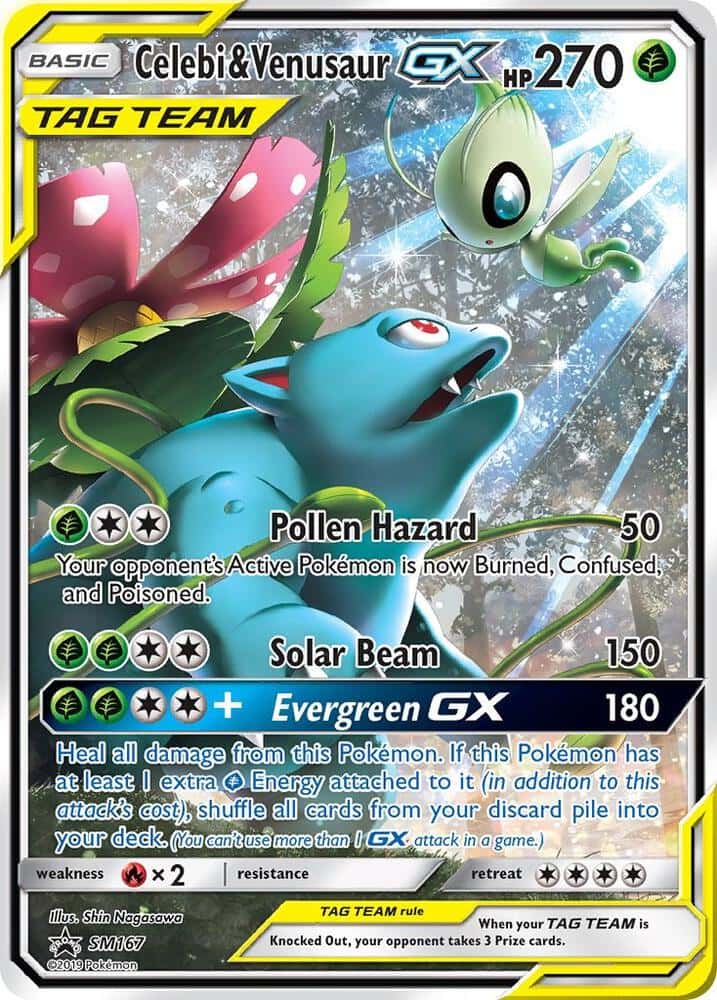 Celebi & Venusaur-GX, SM Black Star Promos