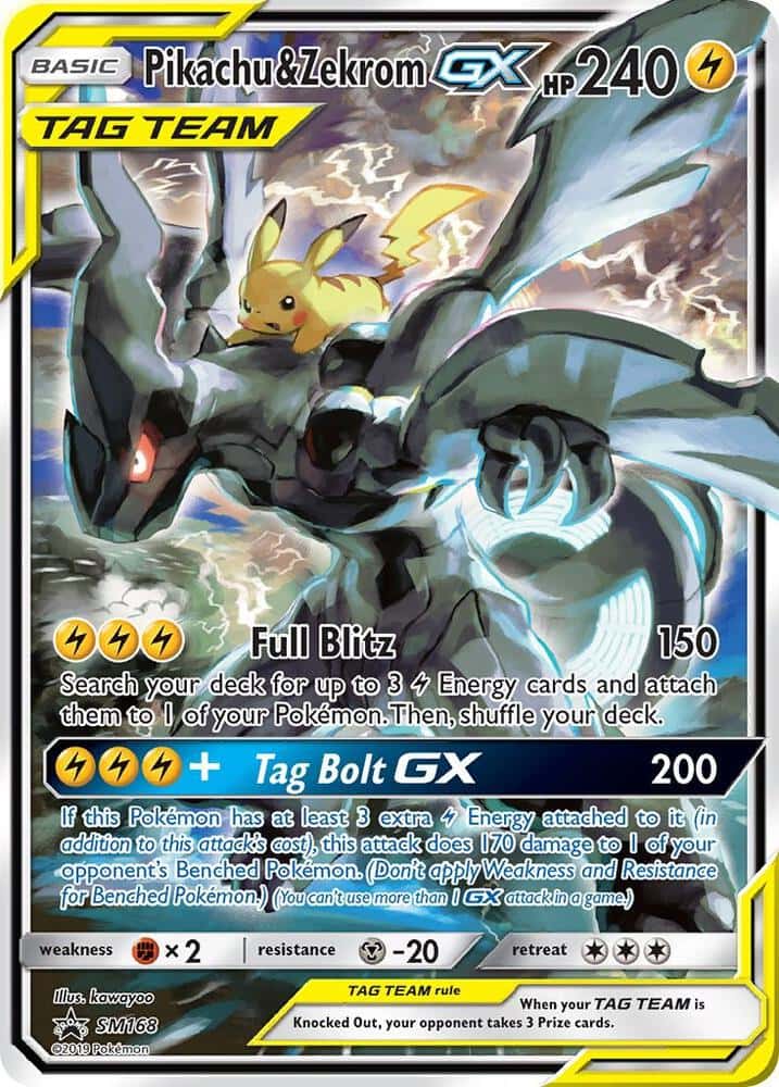 Pikachu & Zekrom-GX, SM Black Star Promos